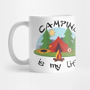 Camping is my Life Mug